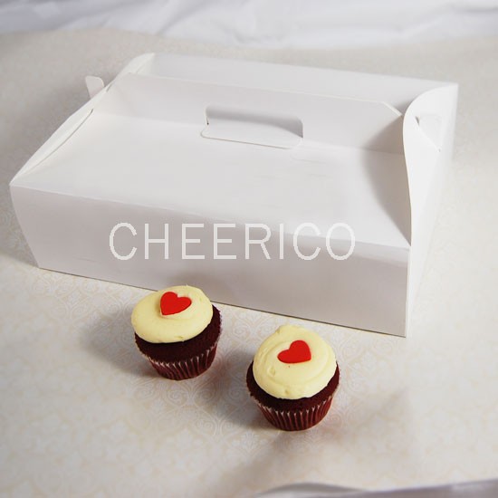 12 Cupcake Box w Handle($2.50/pc x 25 units)
